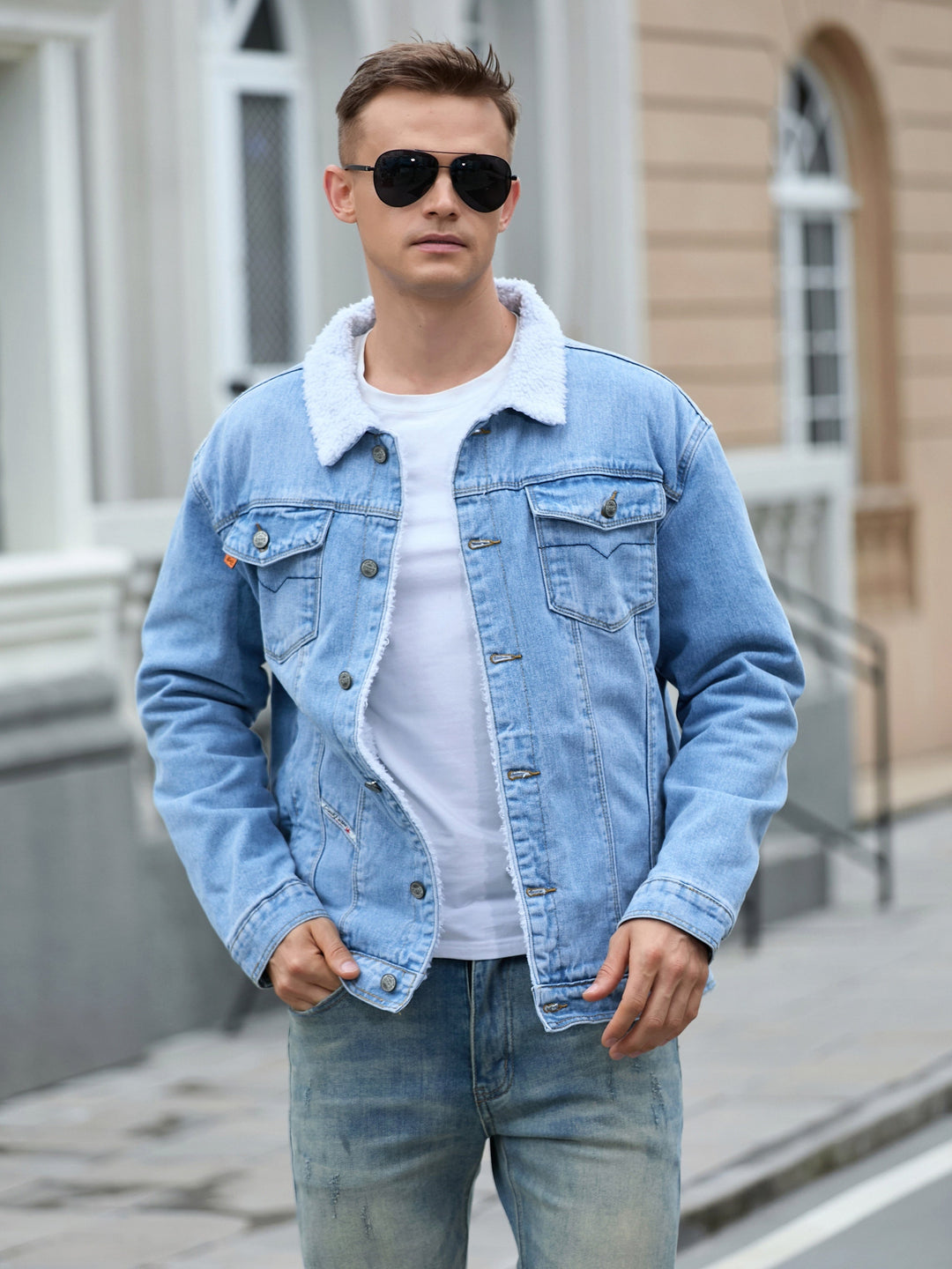 Levoire | Veste En Jean Décontractée Pour Homme