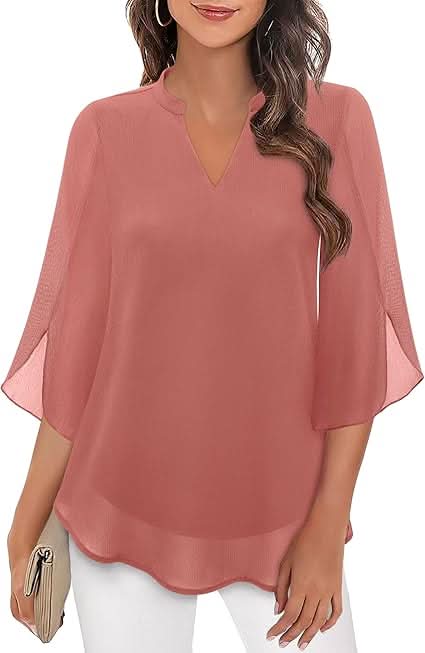 Levoire | Blouse De Superposition Chic Avec Coupe Flatteuse Rosa