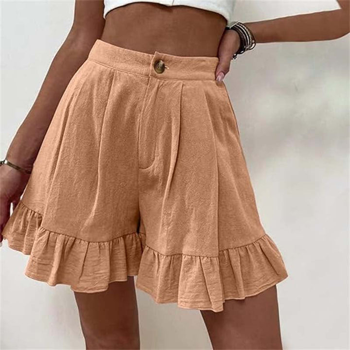 Levoire | Shorts Unis Élégants Décontractés Khaki