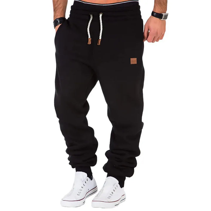 Levoire | Pantalons De Course Confortables Pour Hommes Noir