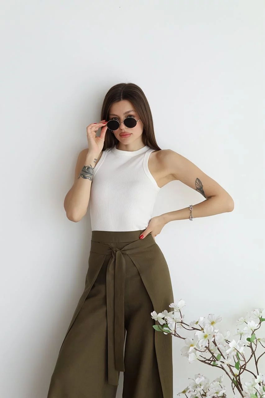 Levoire | Pantalons En Lin Évasés