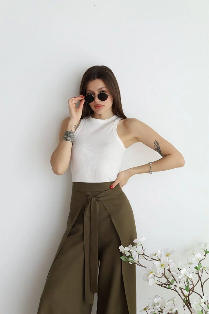 Levoire | Pantalons En Lin Évasés
