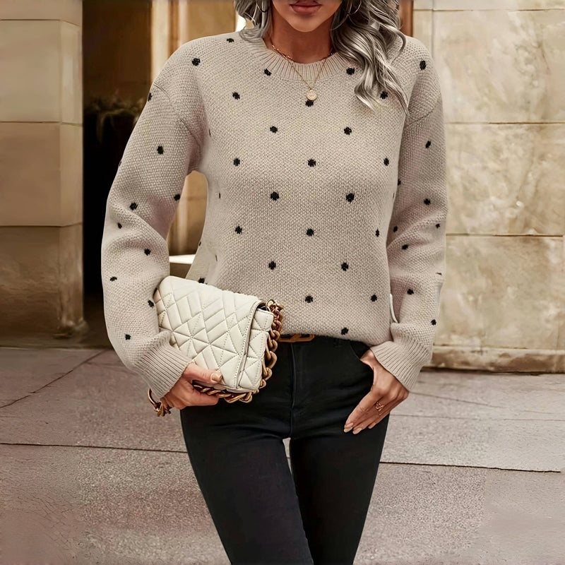 Levoire | Chic Pull Tricoté À Pois