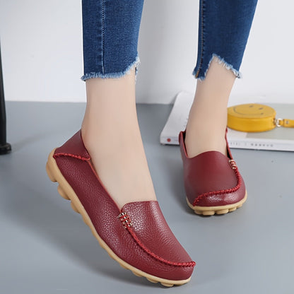 Levoire | Chaussures Douces Et Confortables Pour Femmes Bordeaux rouge