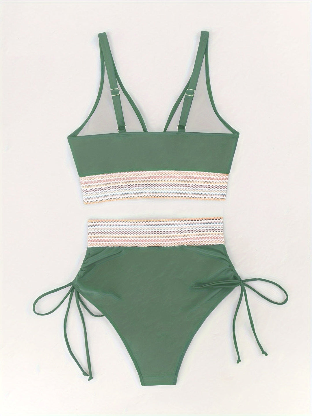 Levoire | Ensemble De Bikini Top V Décolleté Et Bas Taille Haute