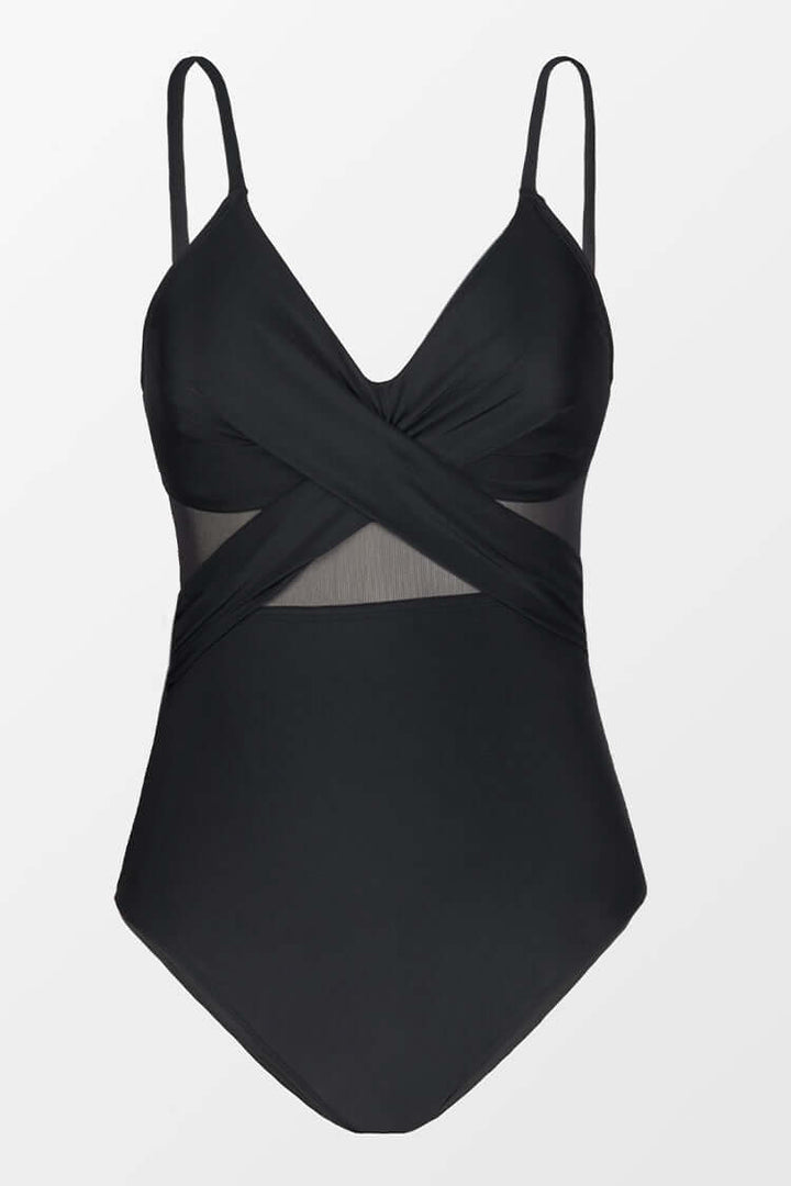 Levoire | Maillot De Bain Avec Motif Transparent Et Croisé