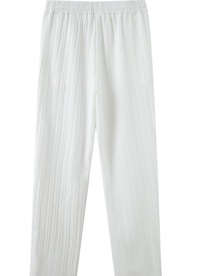 Levoire | T-Shirt À Manches Longues Unicolore Et Pantalons De Survêtement