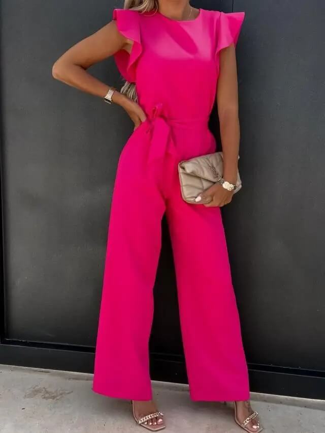 Levoire | Élégant Et Confortable Jumpsuit Rosa