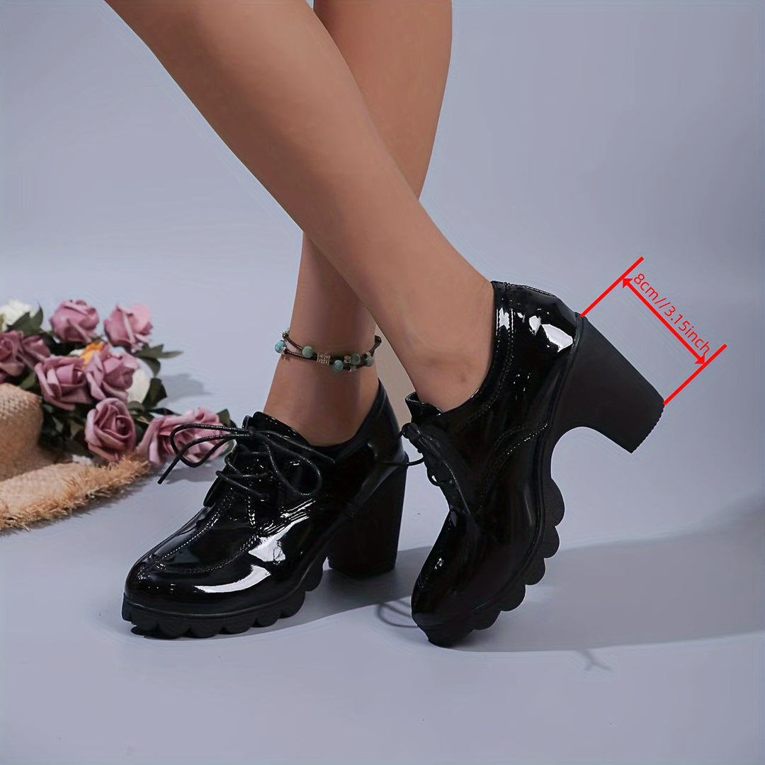 Levoire | Belles Chaussures Pour Femmes Avec Lacets Et Semelle Plateforme