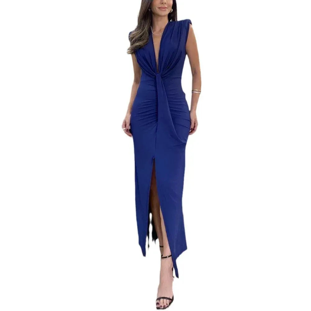 Levoire | Robe plissée pour les femmes avec du caractère à la taille