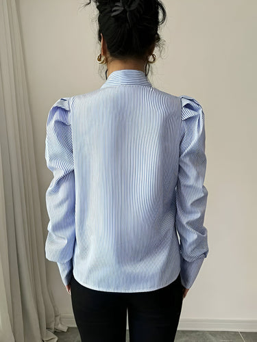 Levoire | Chemise Rayée Avec Design À Lacets