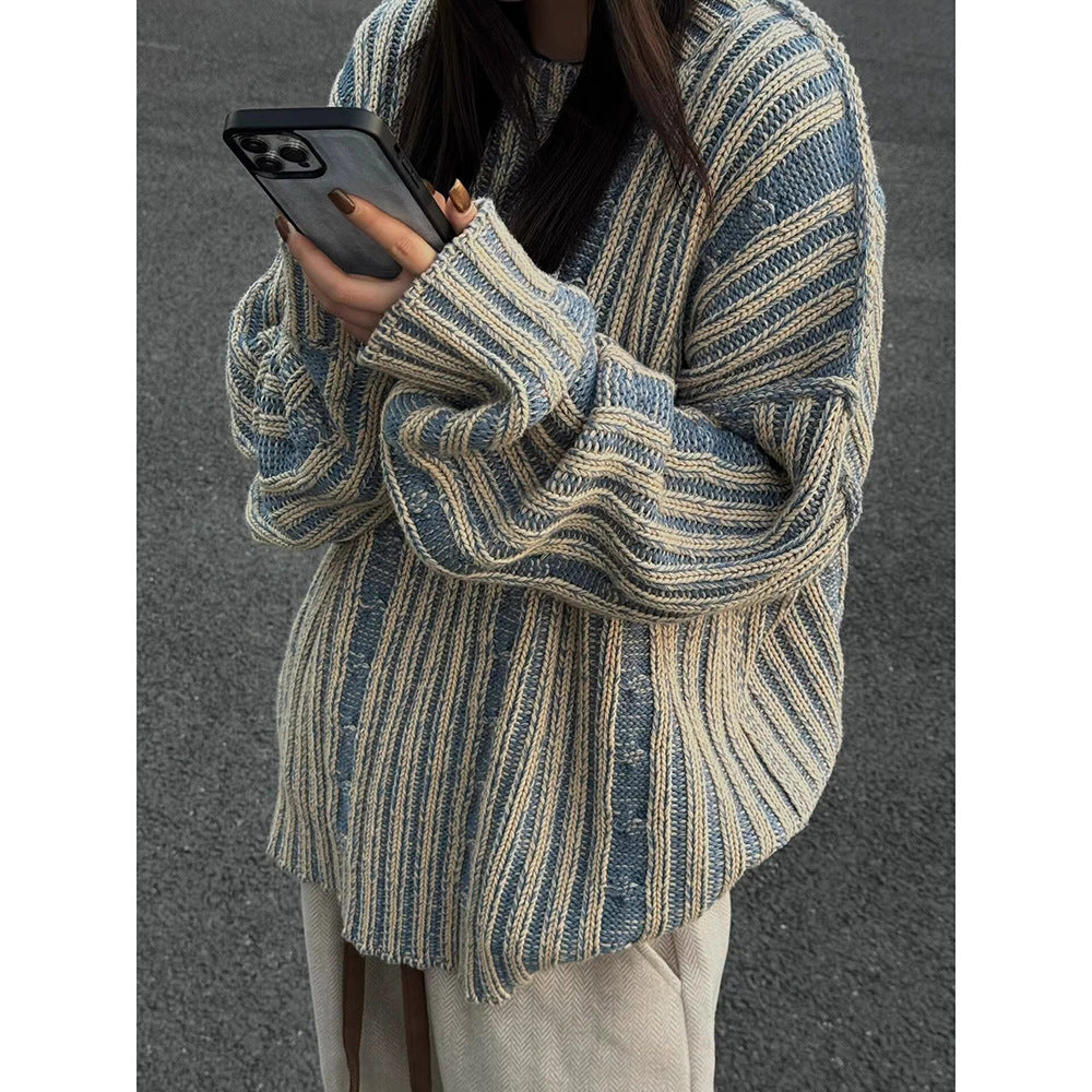 Levoire | Élégante Récolte De Vin Rayé Tricot