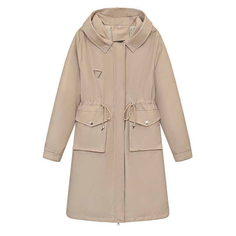 Levoire | Parka Femme Manteau Long En Coton Trenchcoat