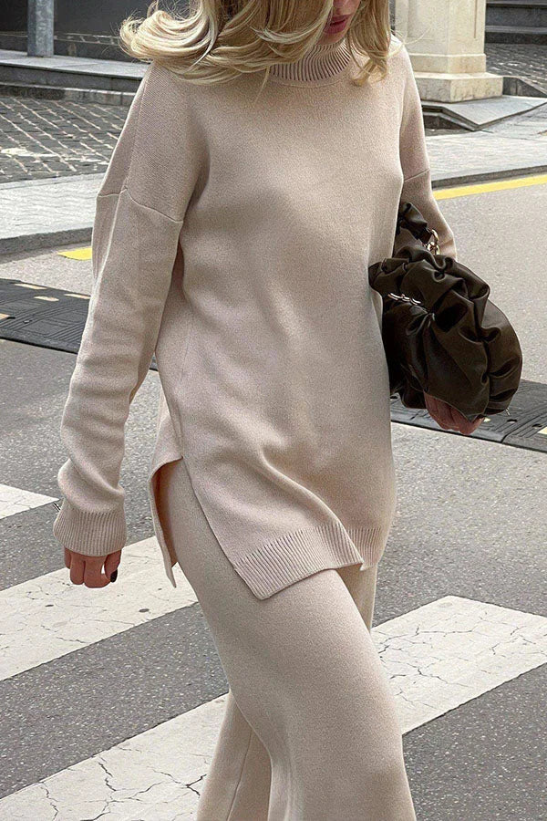 Levoire | Pull À Col Roule Ample, Cosy Et Doux Pour L'Hiver Beige