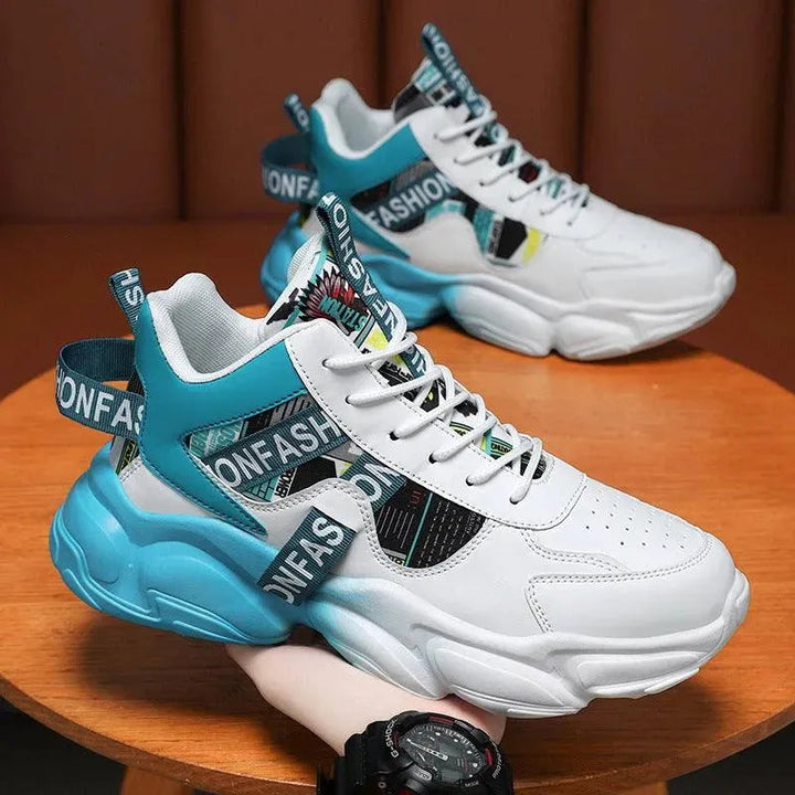 Levoire | Baskets montantes pour hommes Bleu