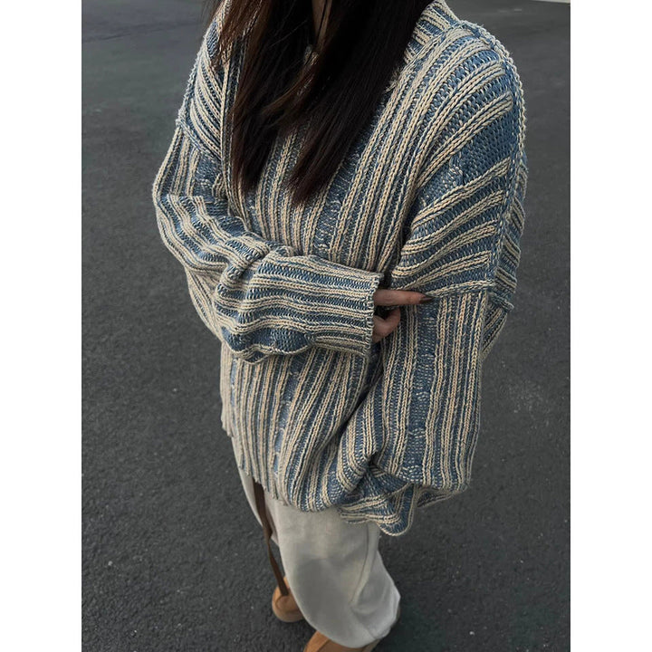 Levoire | Élégante Récolte De Vin Rayé Tricot