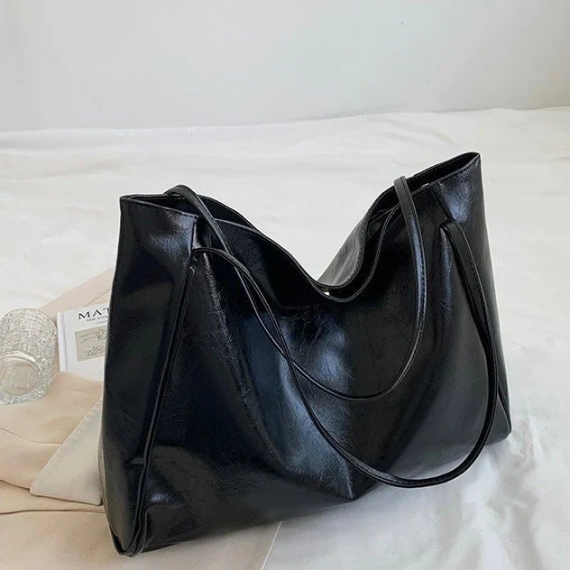 Levoire | Sac À Main Élégant En Cuir De Vin Musta