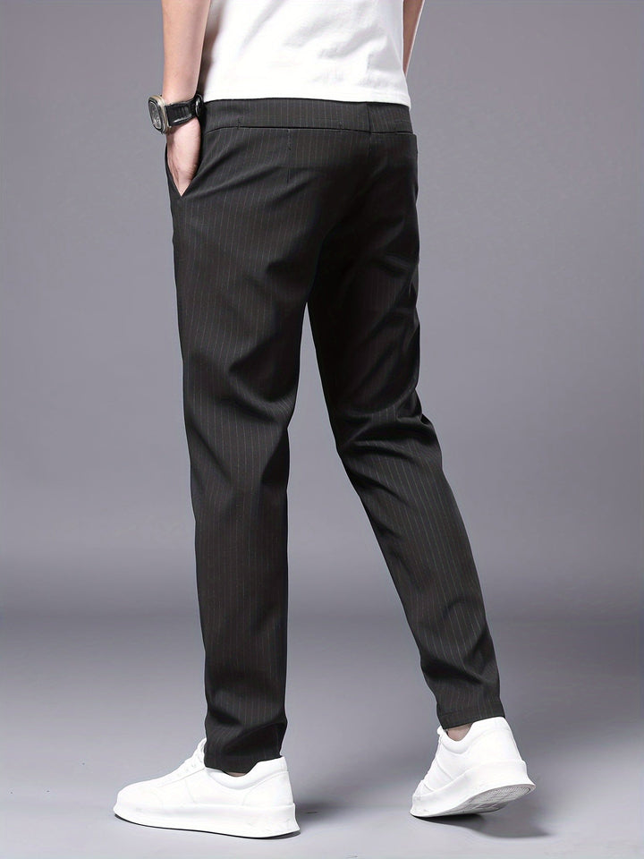 Levoire | Pantalons Stretch Slim Fit À Jambe Droite