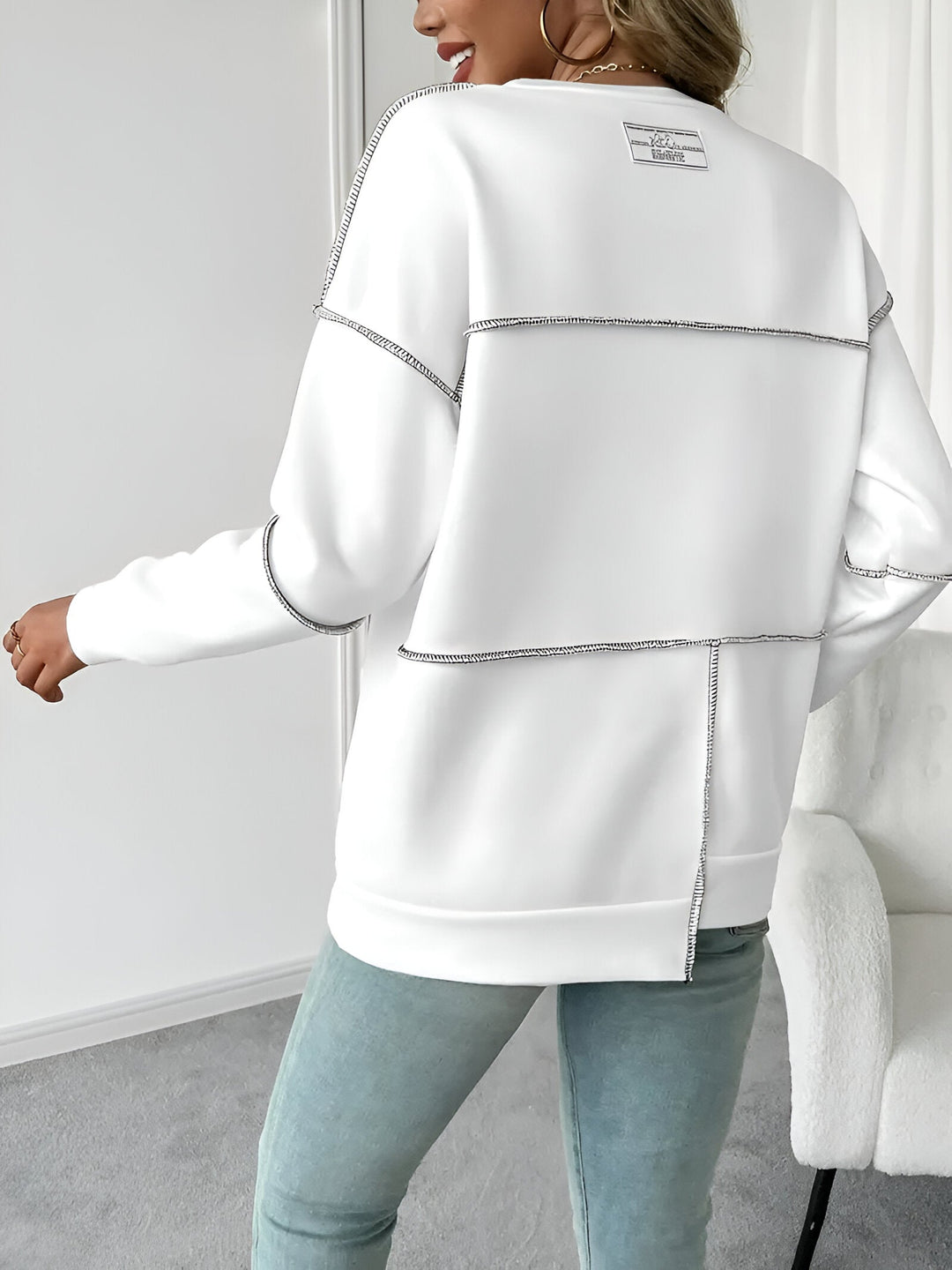 Levoire | Hoodie Ribbe Asymétrique