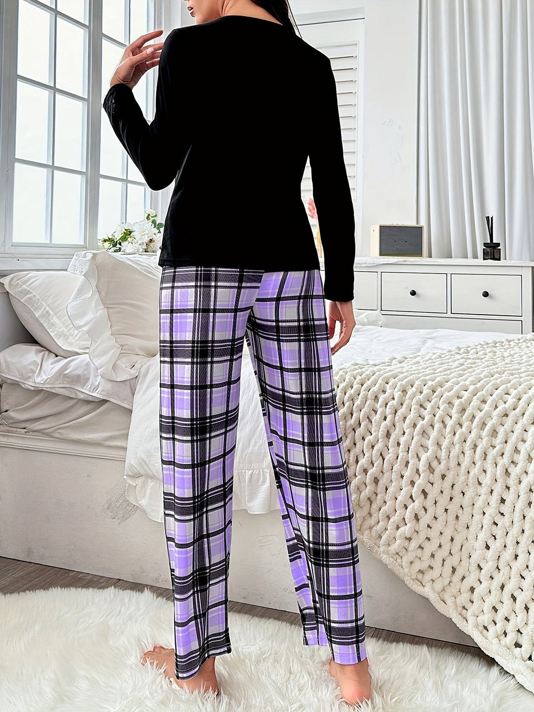 Levoire | Pyjama À Rayures Avec Manches Longues Et Pantalons Élastiques