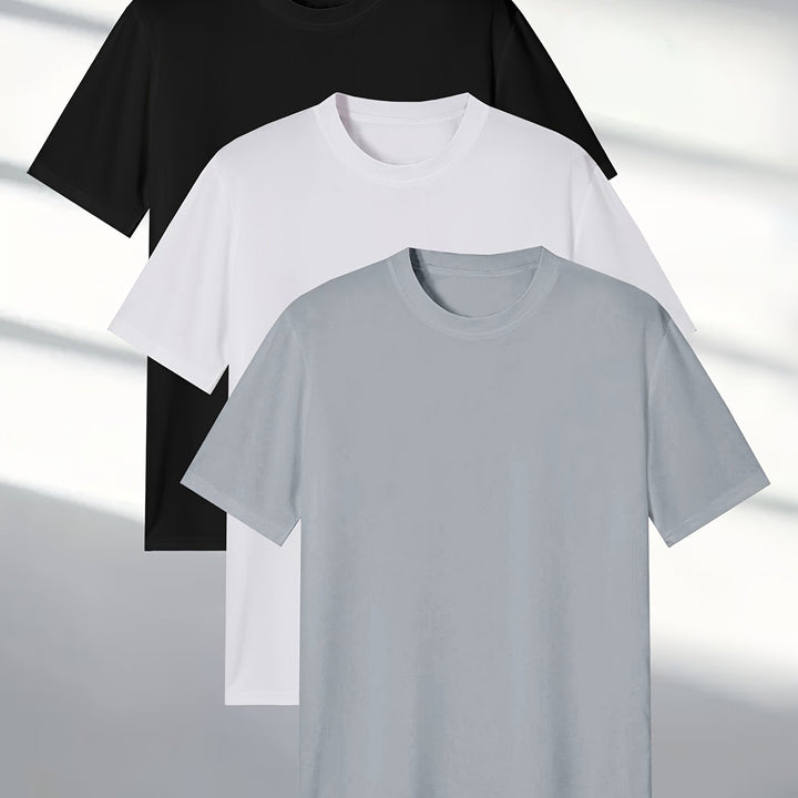 Levoire | T-Shirts Pour Hommes À Col Rond Couleur mixte 4