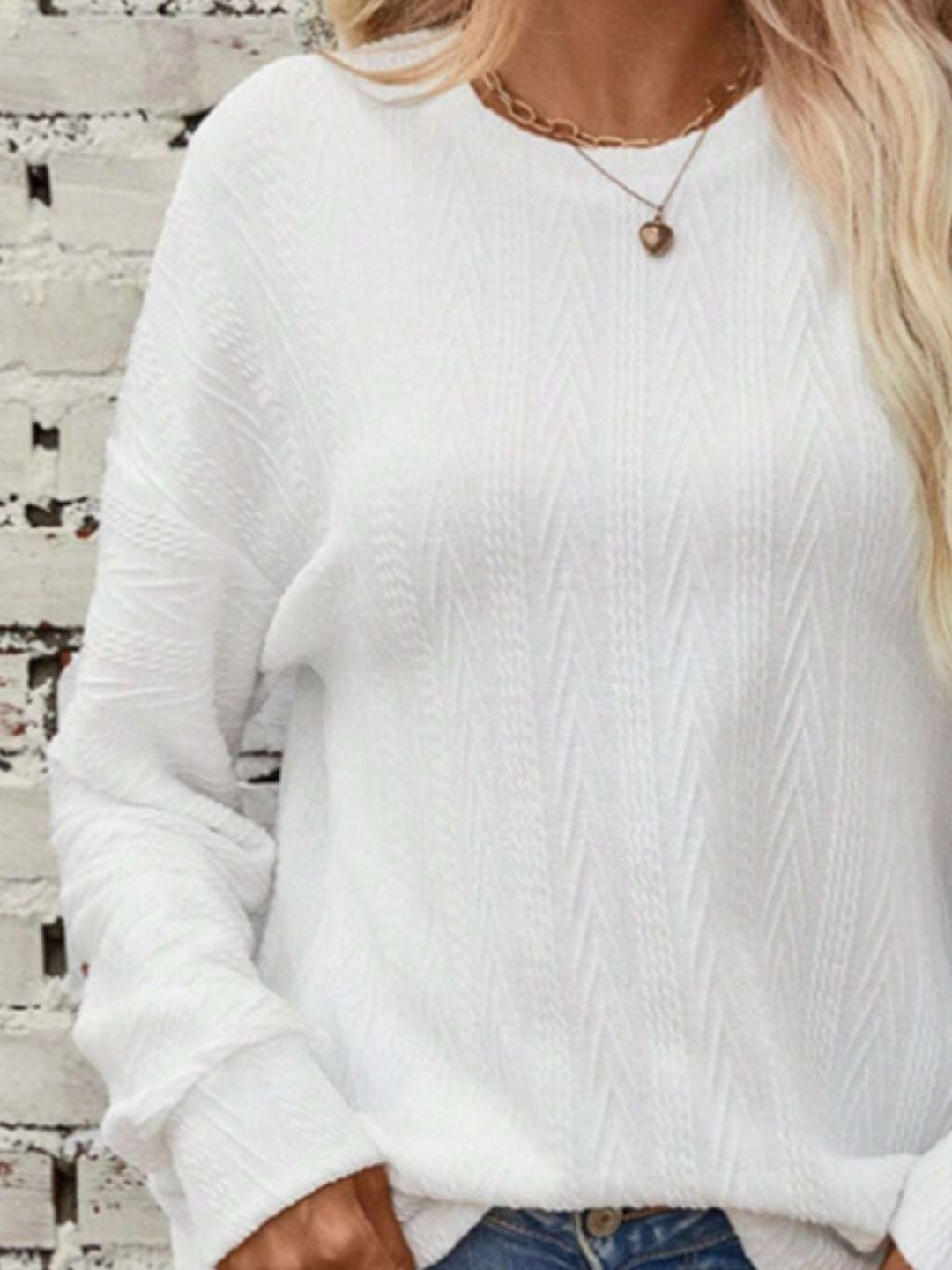 Levoire | Structure Col Rond Manches Longues T-shirt