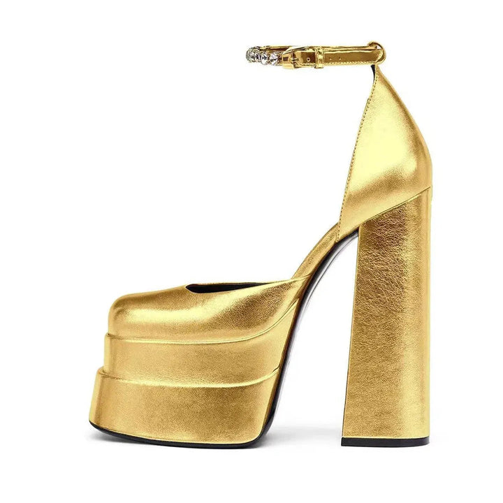 Levoire | Chaussures à talons avec élévation Or