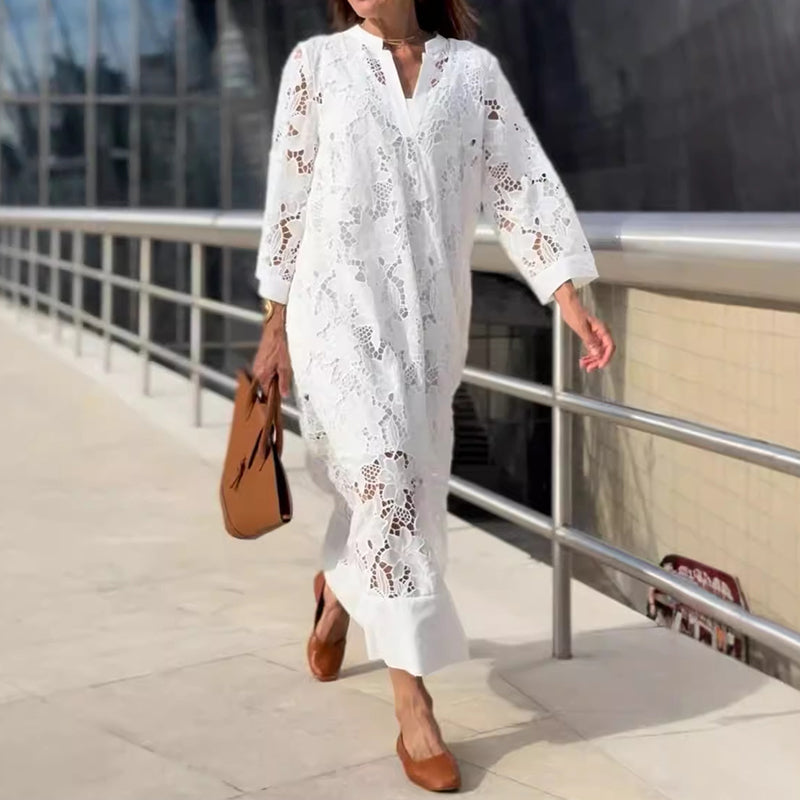 Levoire | Robe En Dentelle Raffinée Pour Femmes