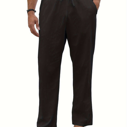 Levoire | Pantalons Décontractés Pour Hommes En Coton Et Lin