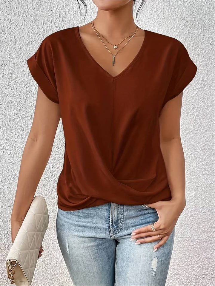 Levoire | Top V Décolleté Décontracté Rot