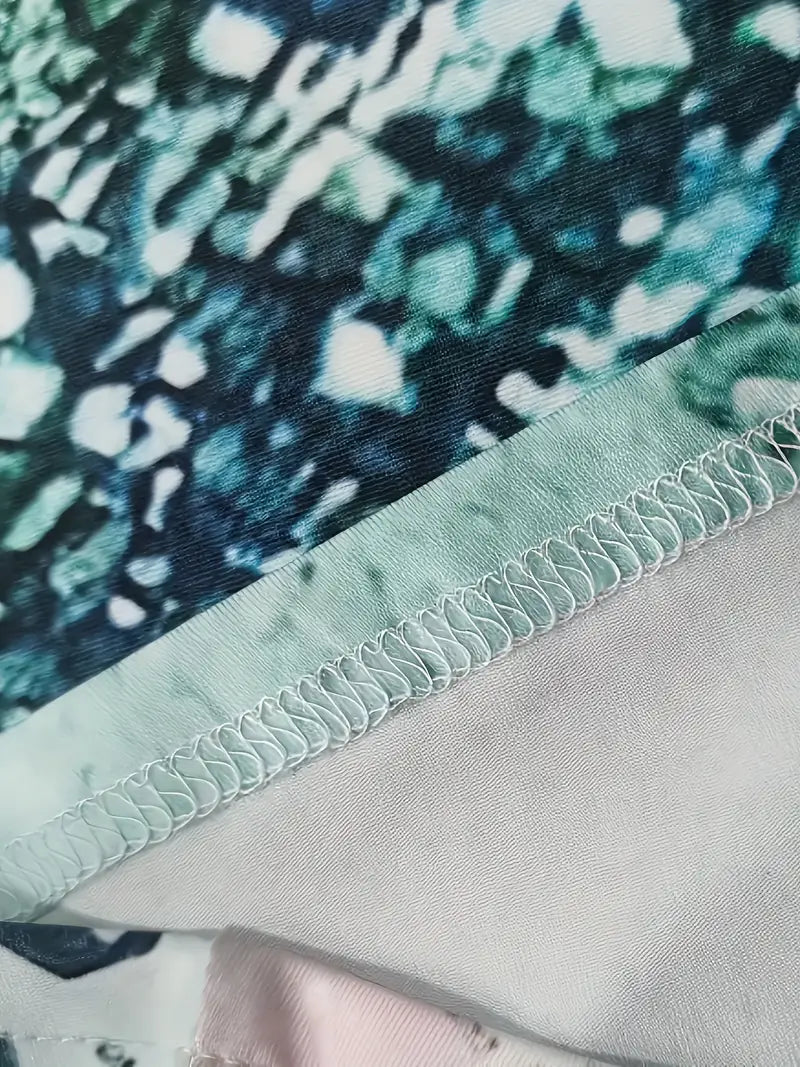 Levoire | Robe Débardeur Avec Imprimé Abstrait Et Encolure Ronde
