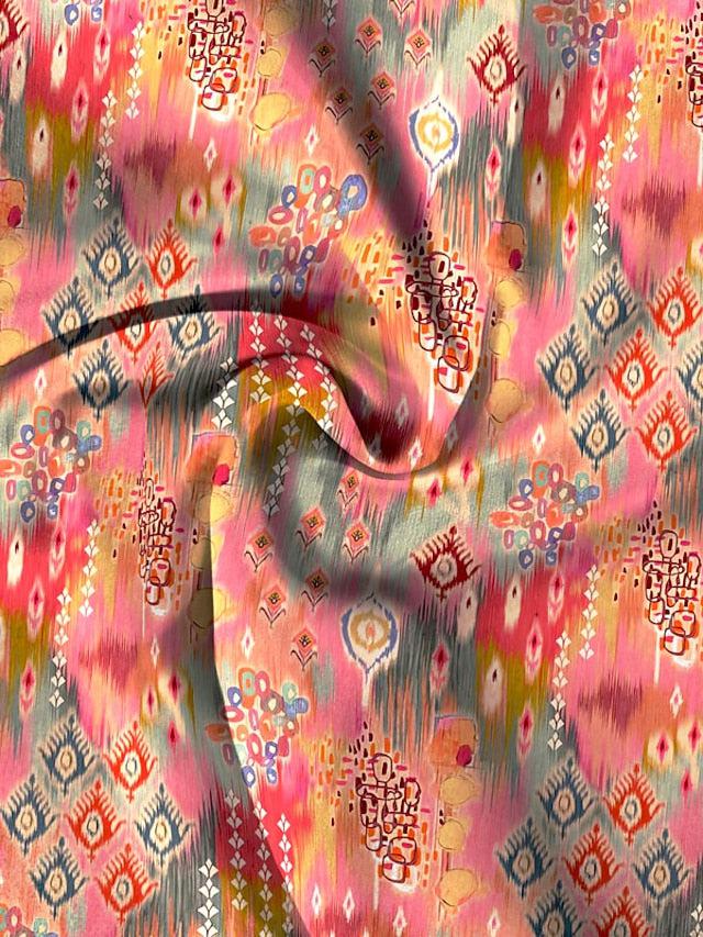 Levoire | Haut Élégant Avec Motif Floral Et Manches Trois Quarts