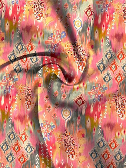 Levoire | Haut Élégant Avec Motif Floral Et Manches Trois Quarts