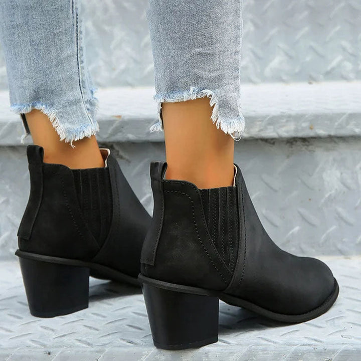 Levoire | Collection De Vin Bottes Basses À Talon Régal Pour Femmes