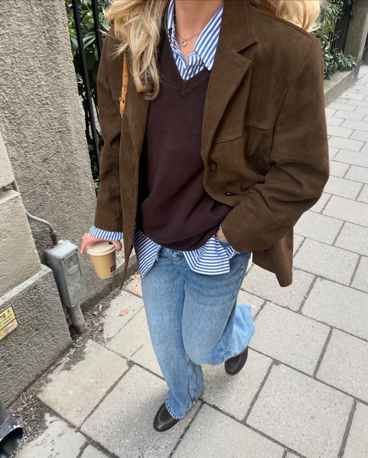 Levoire | Blazer En Daim Élégant Pour Toutes Les Occasions