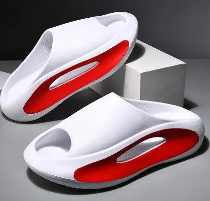 Levoire | Chaussons polyvalents minimalistes et antidérapants avec semelle épaisse HY2306A Blanc