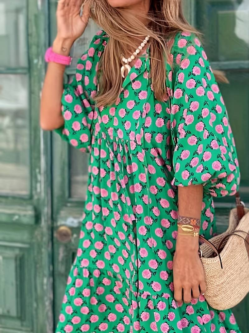 Levoire | Maxi robe femme avec imprimé fleuri