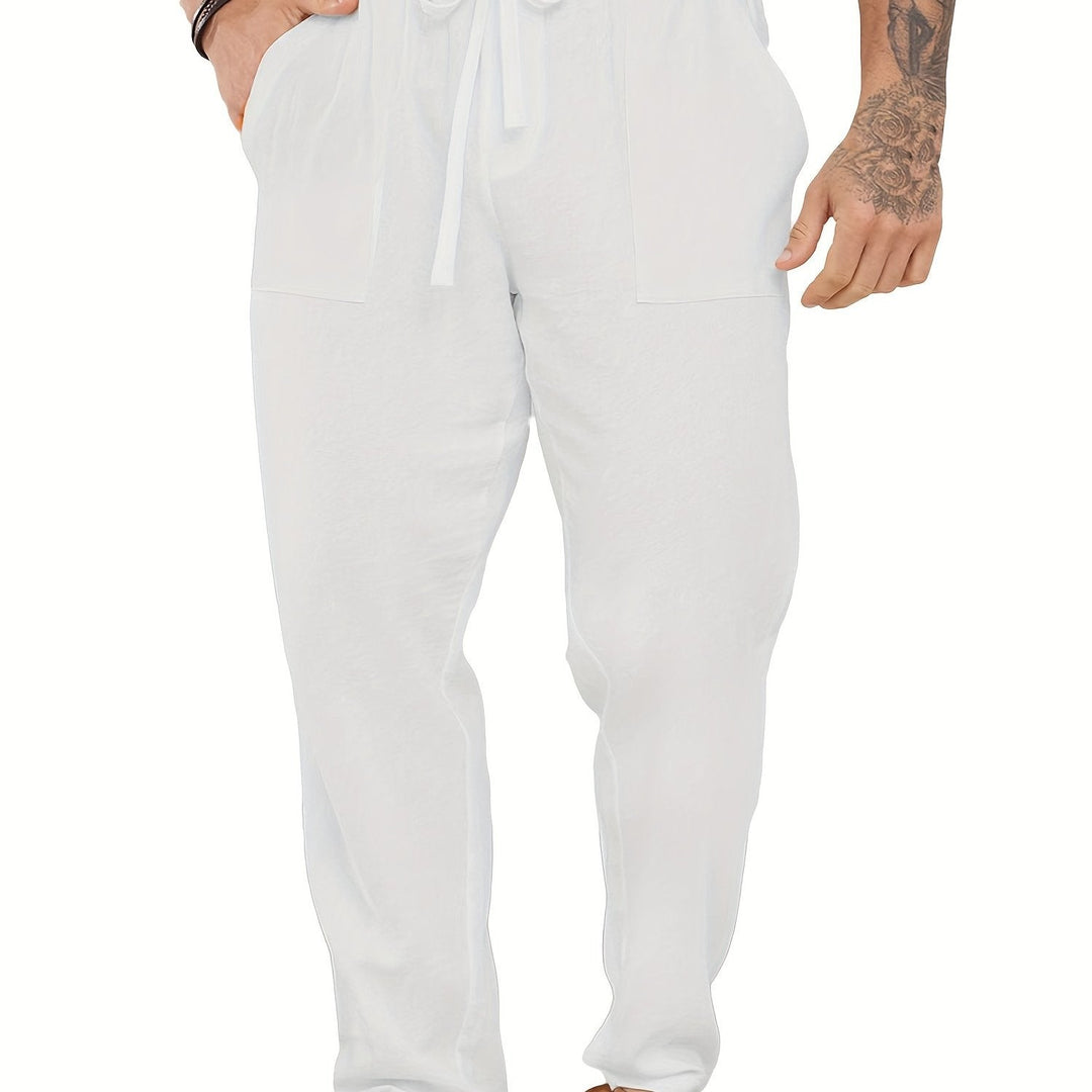 Levoire | Pantalons D'Été Légers Décontractés Avec Cordon De Serrage Et Ceinture Élastique
