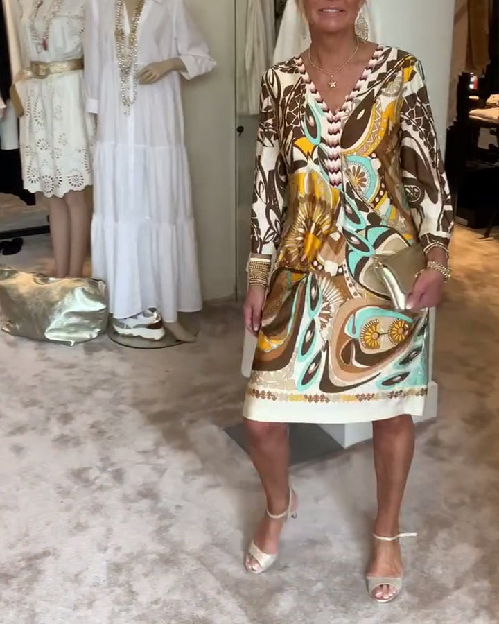Levoire | Robe Vintage À Imprimé