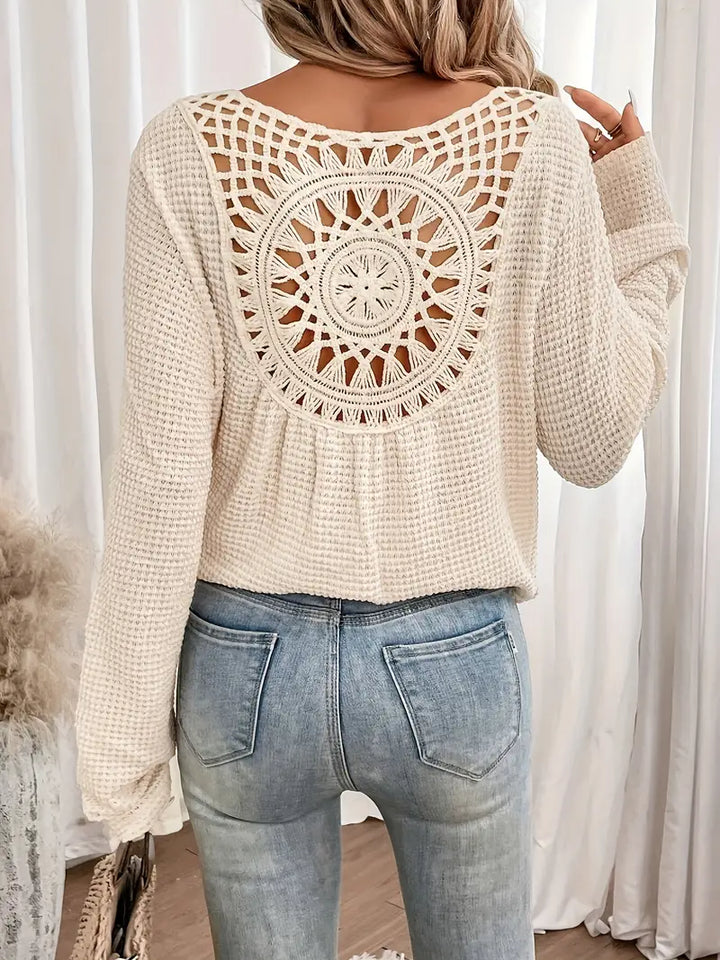 Levoire | Pull Mandala Gebatete Abricot
