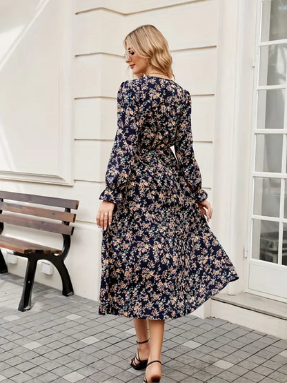 Levoire | Robe Avec Imprimé Floral Et Décolleté En V