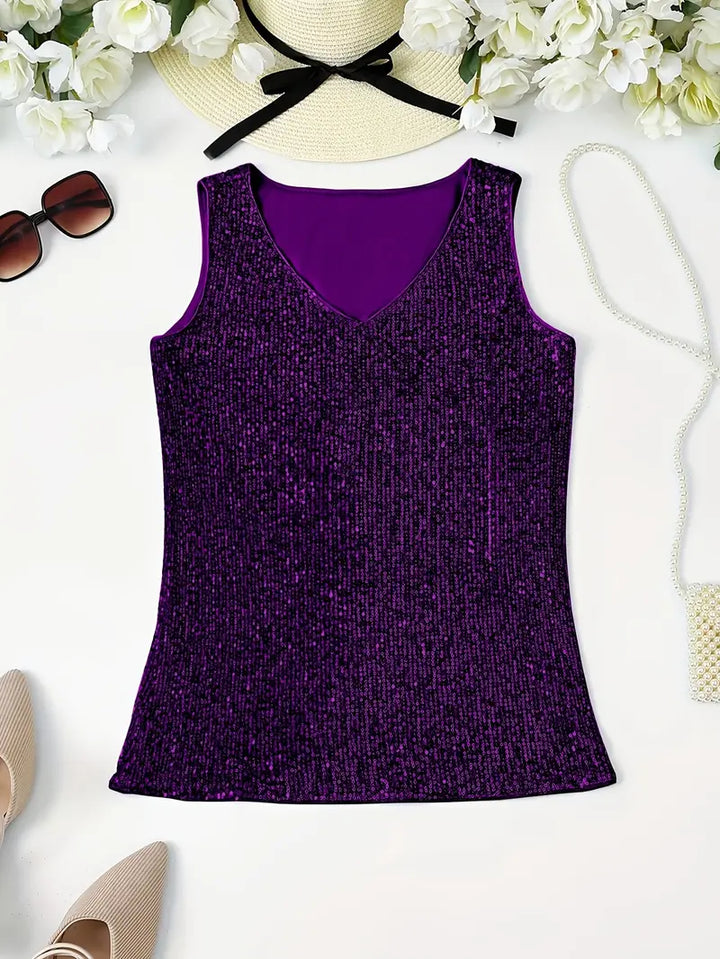 Levoire | Haut De Maillot Sans Manches Avec Des Paillettes