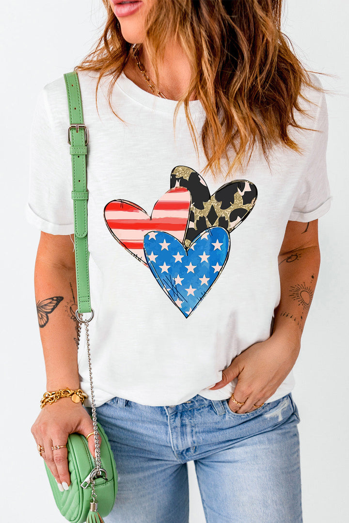 Levoire | Coeur Col Rond T-shirt Manches Courtes