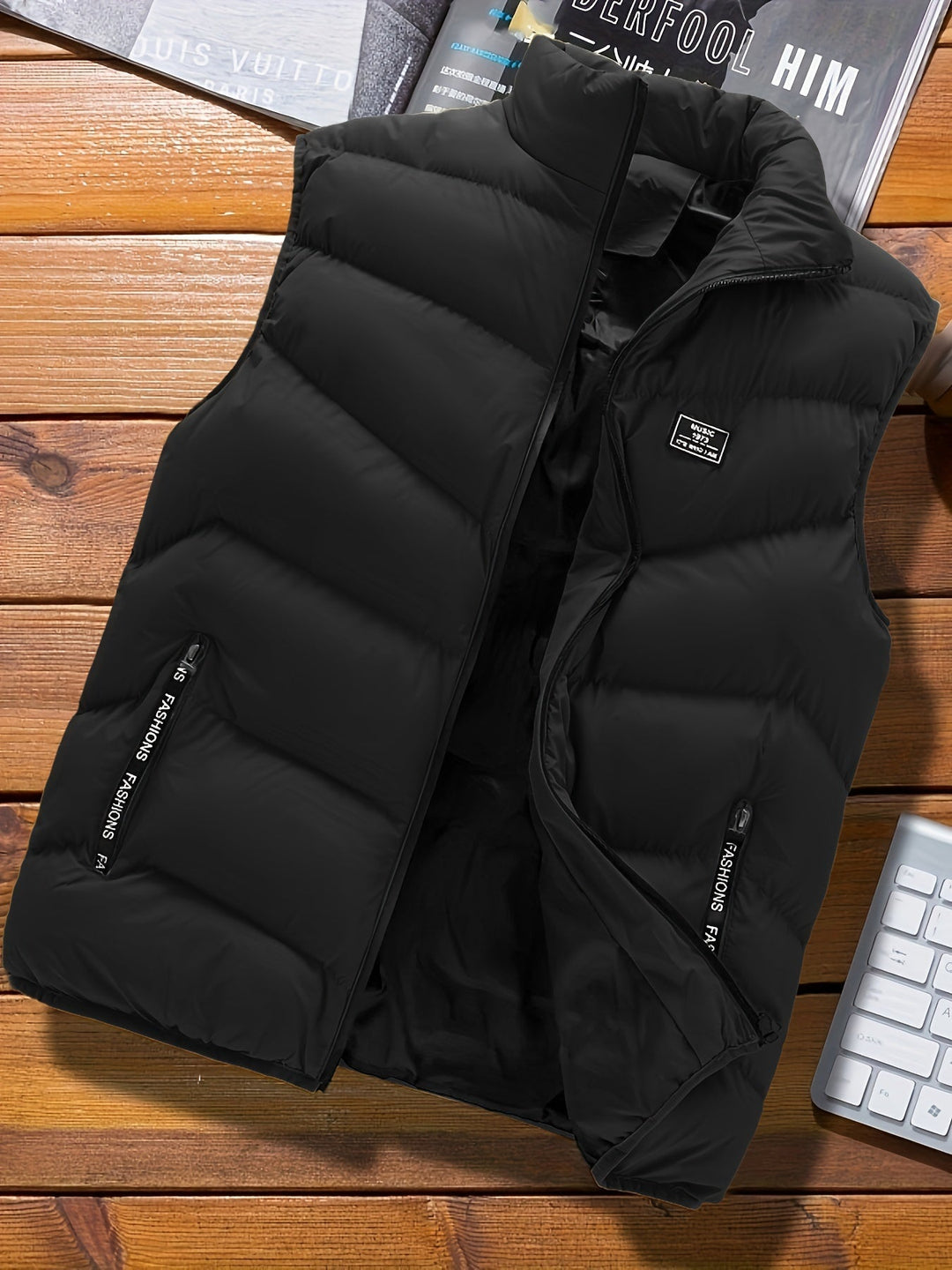 Levoire | Veste avec poches zippées Noir