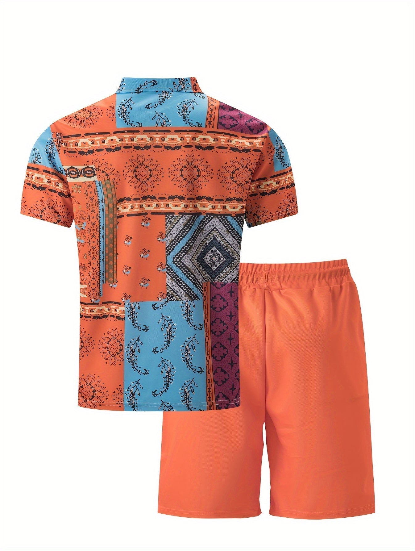 Levoire | Ensemble Paisley À Deux Pièces Pour Hommes D'Été