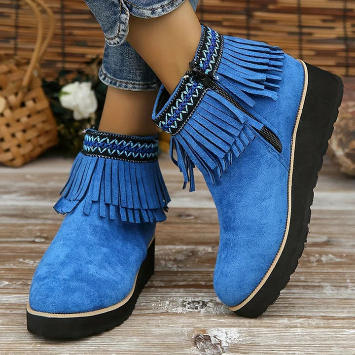 Levoire | À Franges Vintage Bleu
