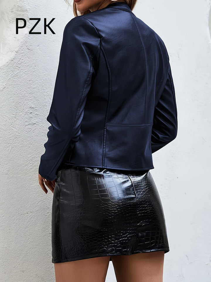 Levoire | Pu Jupe En Cuir Bomber Avec Zipper