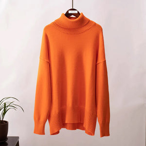 Levoire | Pull en tricot pour femmes Orange