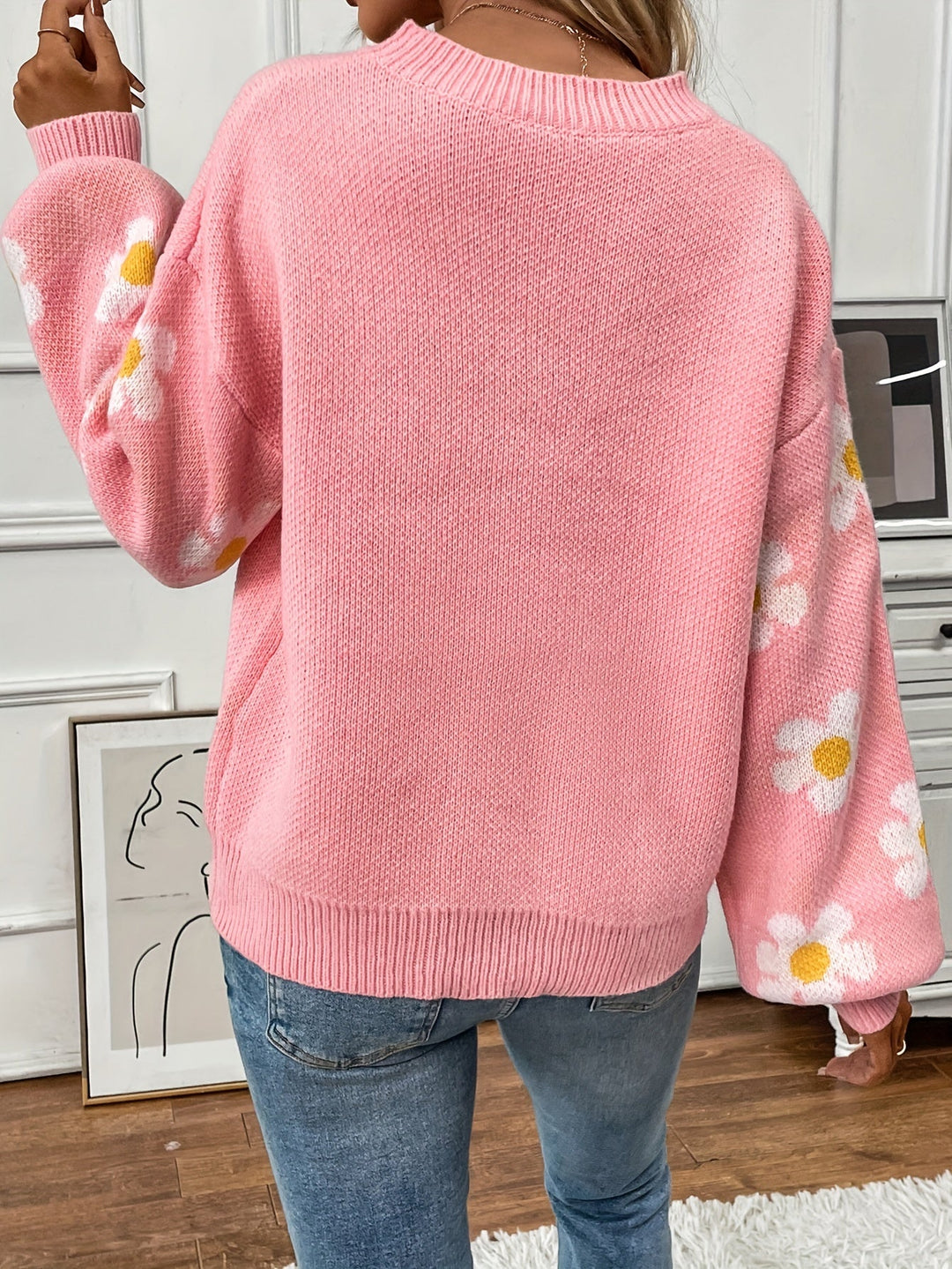 Levoire | Pull Avec Motif Floral