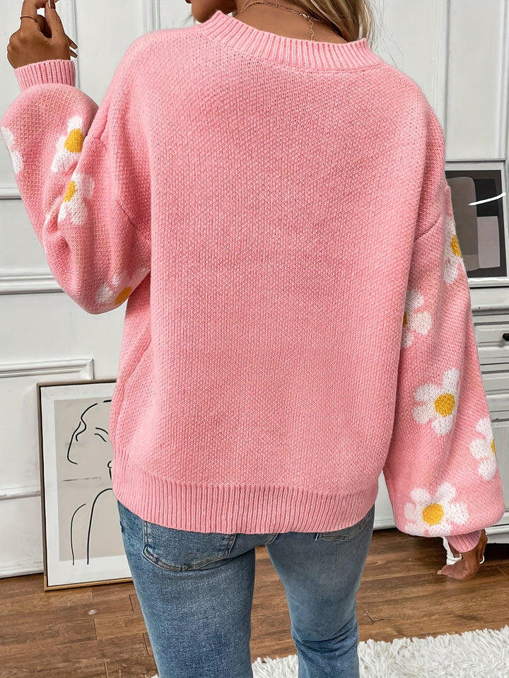 Levoire | Pull Avec Motif Floral